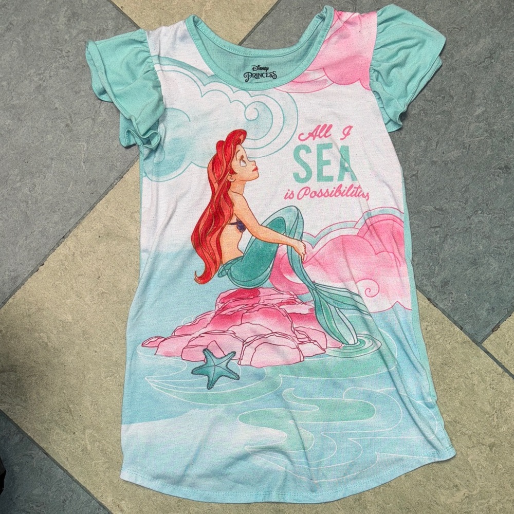Disney Princess Ariel pajama dress
